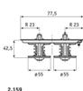 VALVOLA TERMOSTATICA 94/114/124/144 RETARDER 80G.